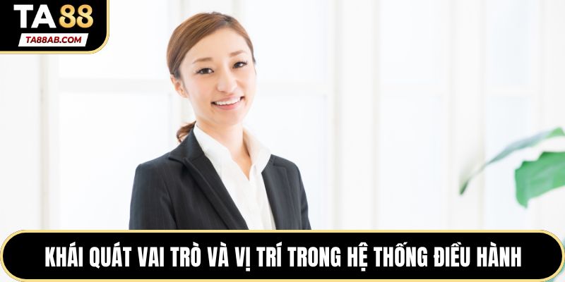 Khái quát vai trò và vị trí trong hệ thống điều hành