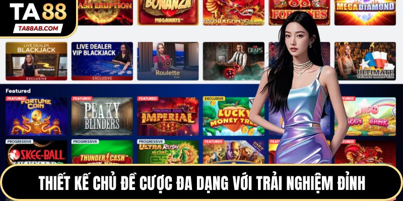 Thiết kế chủ đề cược đa dạng với trải nghiệm đỉnh